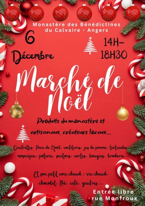 affiche marché de Noël